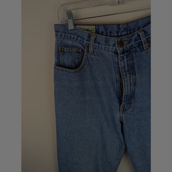 Eddie bauer Vtge 90's Womens  Mom Jeans Sz 12P W30"Rise12"Hip44 Ins27.5 Bottom - Picture 4 of 7
